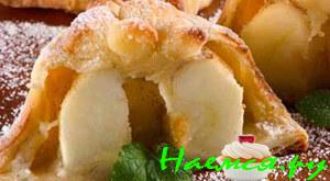 Яблочки в творожном тесте