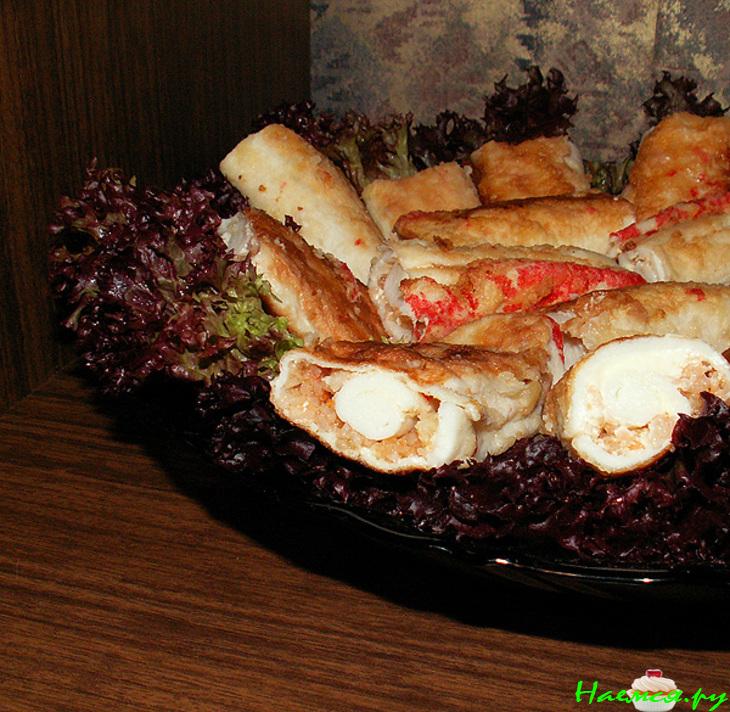 Крабовые рулетики (вкусные)