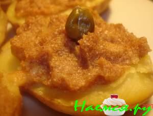 Картошечка с рыбной икрой