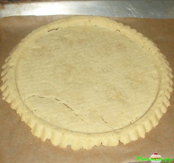 Черничный песочный пирог