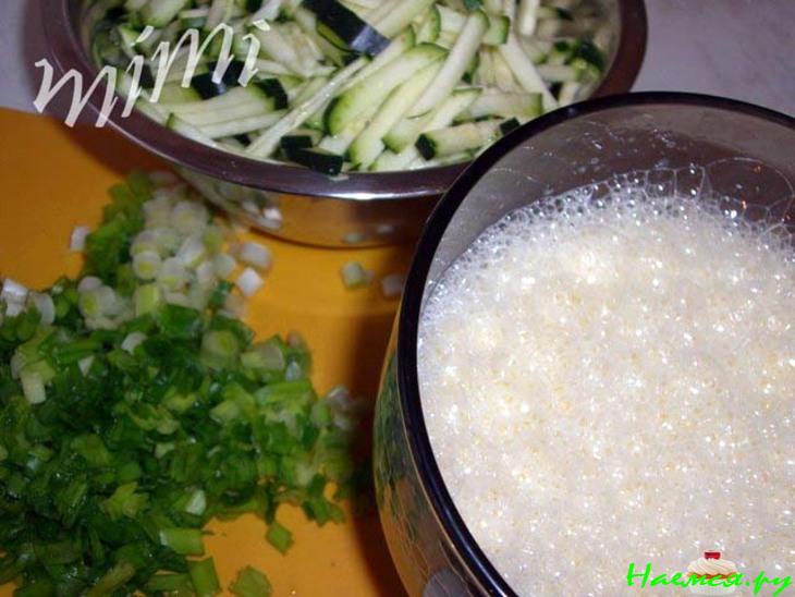 Пирог с мидиями  