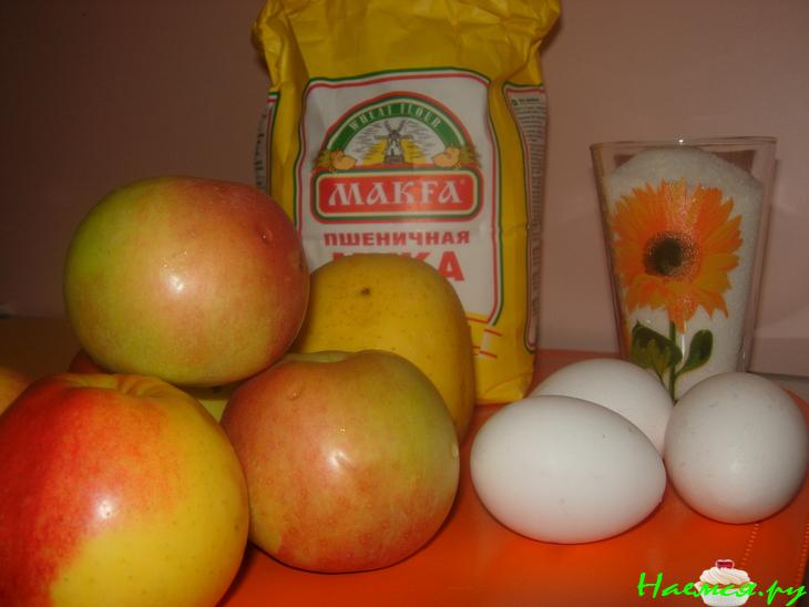 Яблочный пирог очень простой