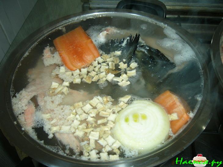 Уха из семги  