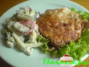 Свиная отбивная с картофельной корочке