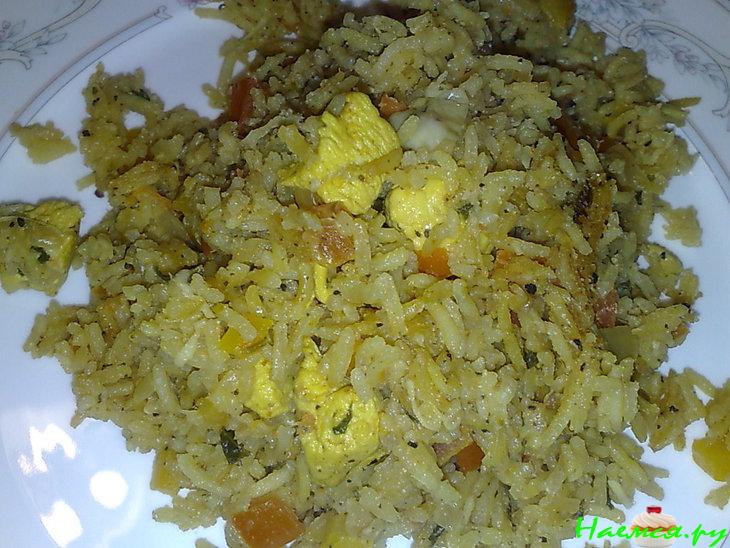 Рис с курицей. Сытный обед