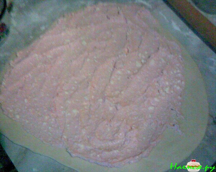 Вишнево-творожный пирог