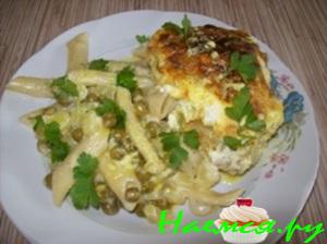 Макароны с кабачком Макароны с кабачком