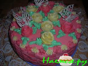 Торт "Юбилейный" со сливочным кремом