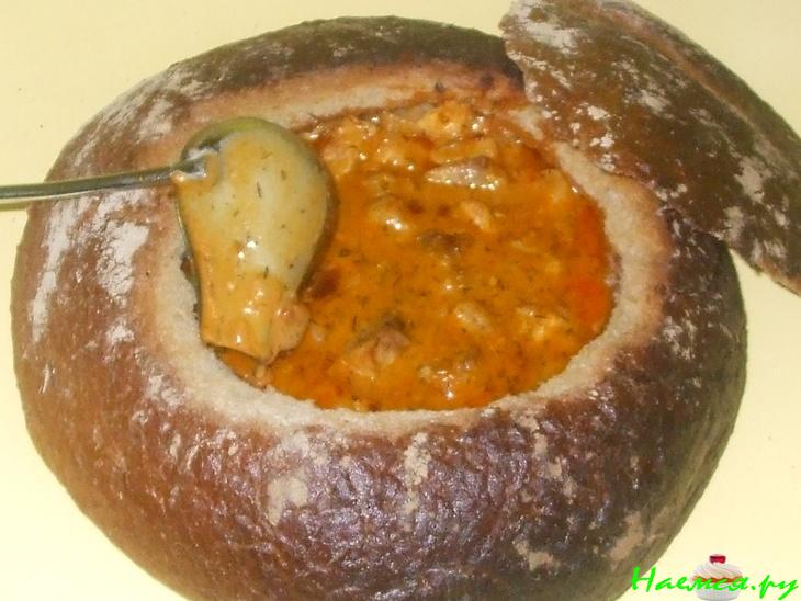 "Гуляш" со сливками и томатом