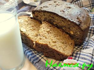 Хлебушек с орешками на закваске