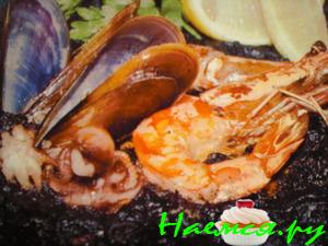 Морской коктейль с овощами и рисом Морской коктейль с овощами и рисом