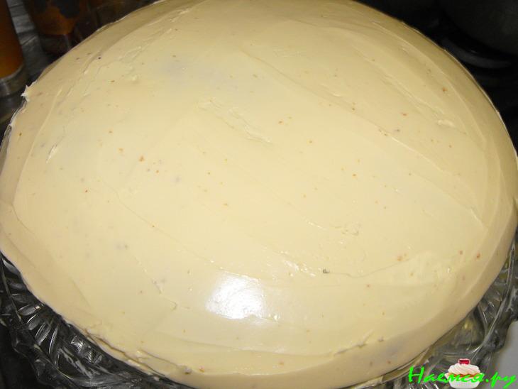 Торт "Юбилейный", украшенный мастикой