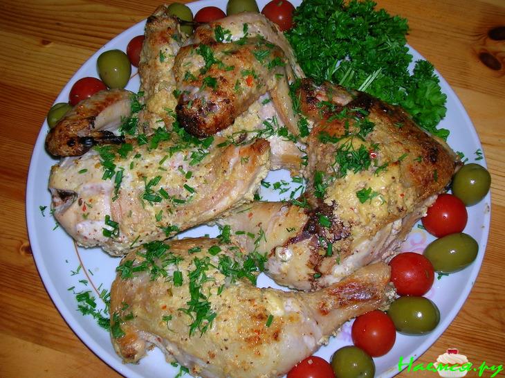 Мясо цыпленка в йогуртовом соусе
