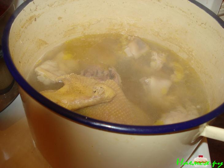 Холодец из петуха