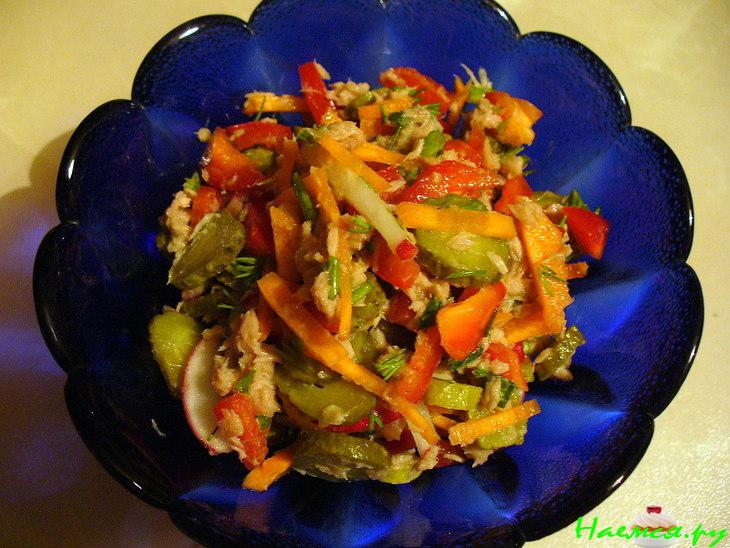 Салат "Зимний вечер"  