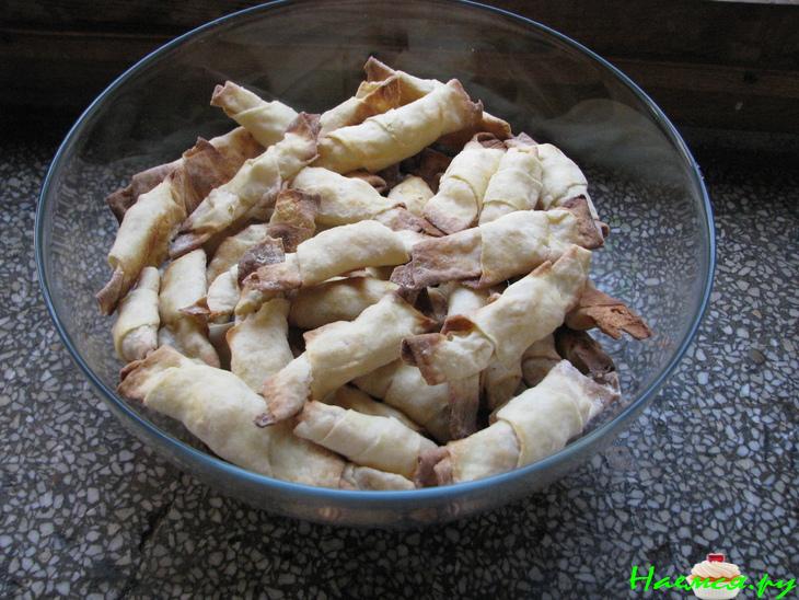 Рогалики ванильные