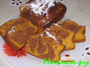 Кекс из тыквы и шоколада