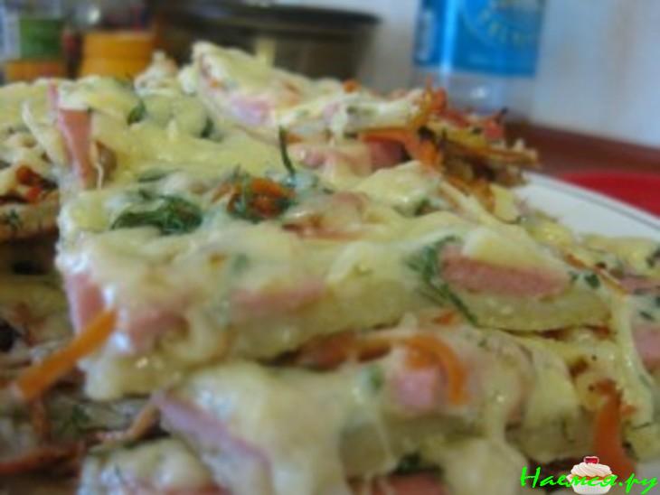 Большая блинчатая пицца