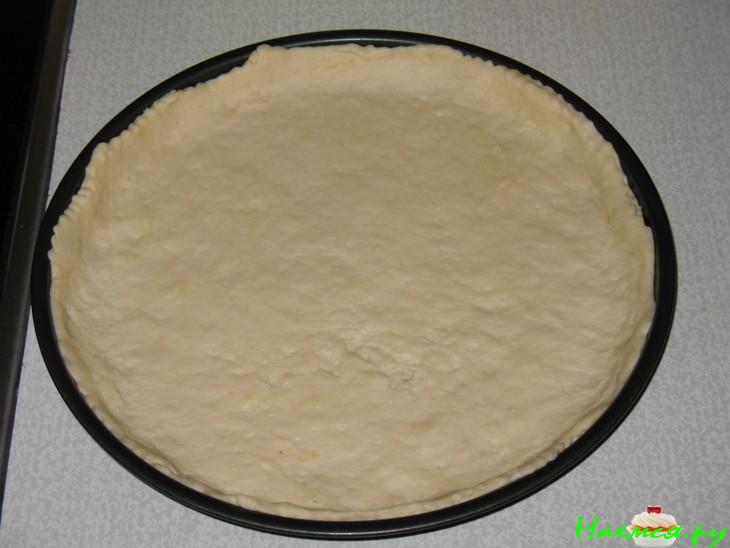 Пирог с крабовым мясом и кабачком