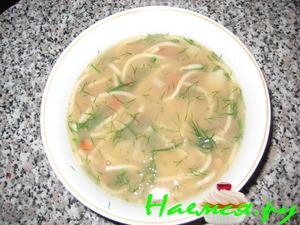 Суп фасолевый со спагетти Суп фасолевый со спагетти
