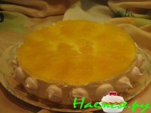 Торт-мороженое "Апельсиновое чудо"