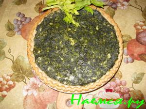 Пирог из шпината по-гречески