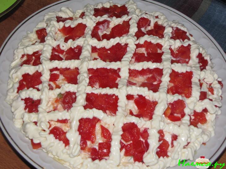 Салат "Паутинка"