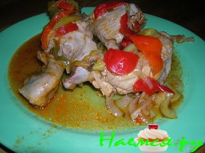 Пёркёльт куриный по-венгерски Пёркёльт куриный по-венгерски