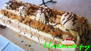 Рулет легкий с черносливом