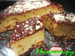 Пирог с курагой (тесто сметанное!) Пирог с курагой (тесто сметанное!)