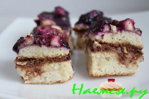 Тройной кремово-ягодный тарт Тройной кремово-ягодный тарт