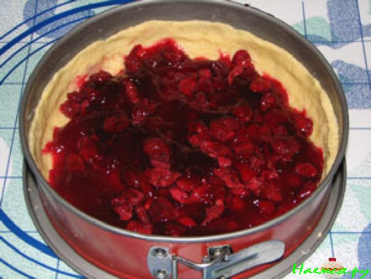 Творожный чизкейк с вишней