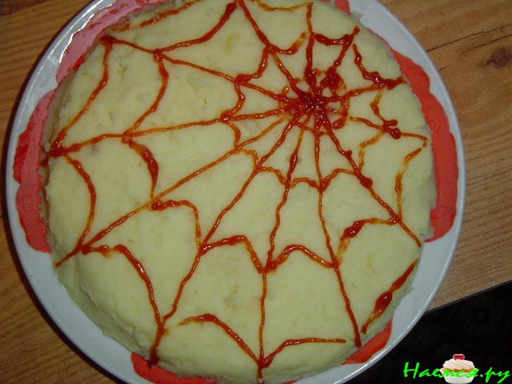 Картофельное пюре "Паучки"