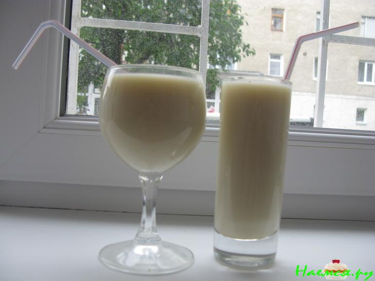 Молочно-мятный коктейль