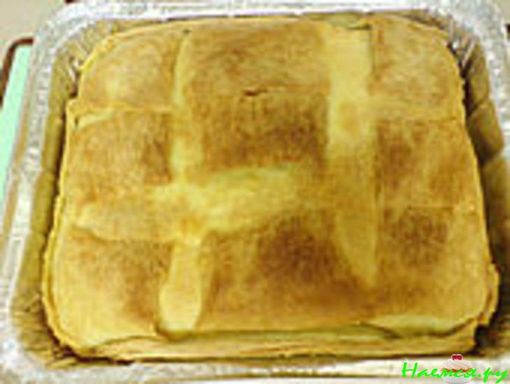 Фаршированный пирог с теста фило