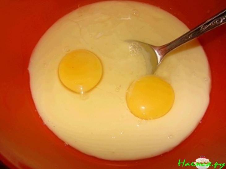 Кекс "Воздушный" (на сгущённом молоке и крахмале)