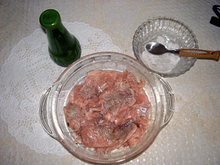 Семга в сливочноо-сырном соусе