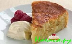 Лимонный пирог из рикотты или домашнего творога