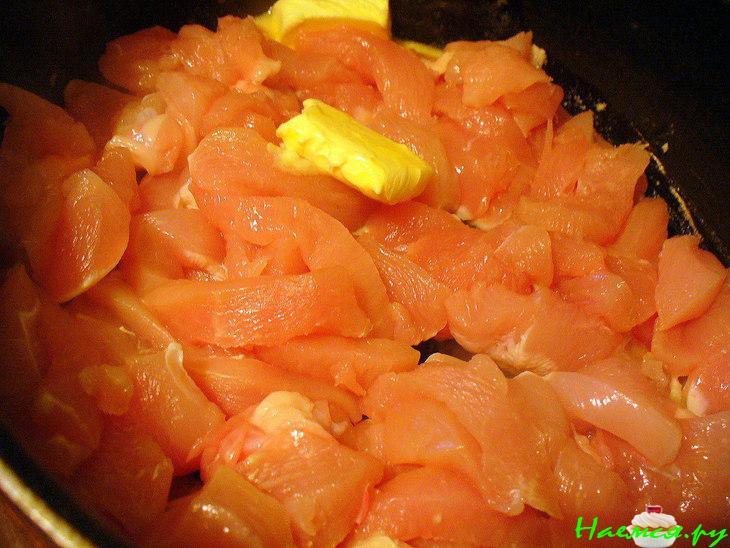 Куриные грудки в томатном соке