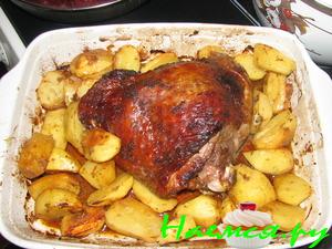 Индюшачья маринованная нога