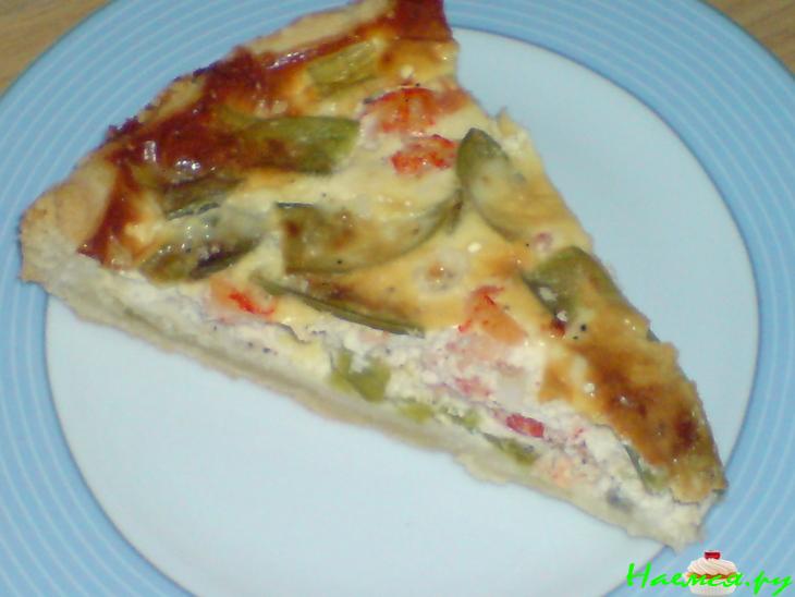 Пирог с морепродуктами