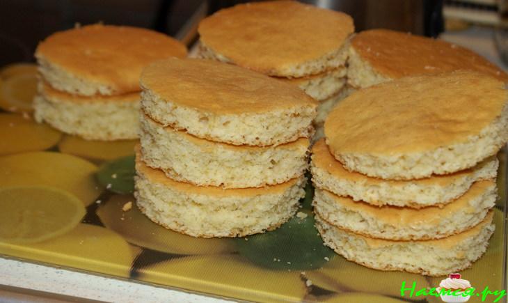 Пирожные со сливочно-творожным кремом