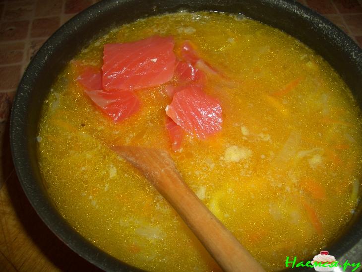 Крем-суп с копченным лососем по-фински