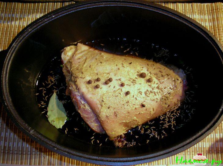 Рулька в пиве