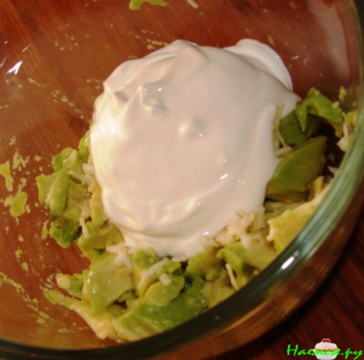 Авокадо с лососем Авокадо с лососем