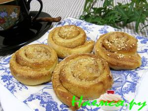 Булочка-рулет с корицей  