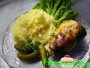 Скумбрия, запеченная с розмарином