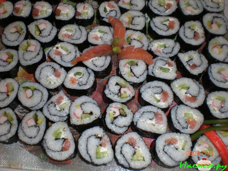 Роллы по-домашнему для хорошей компании