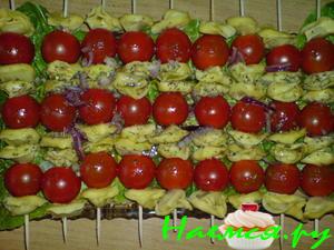 Шашлычки из Равиоли