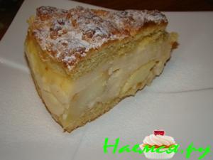 Шарлотка с пудингом